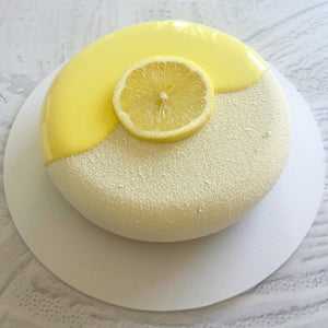 Lemon Velvet Spray Cake