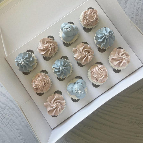 Mini Baby Shower Cupcakes