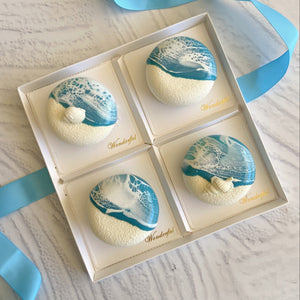 Gift Box Mini Beach Inspired Cakes