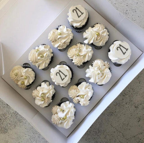 Personalised Number Cupcakes