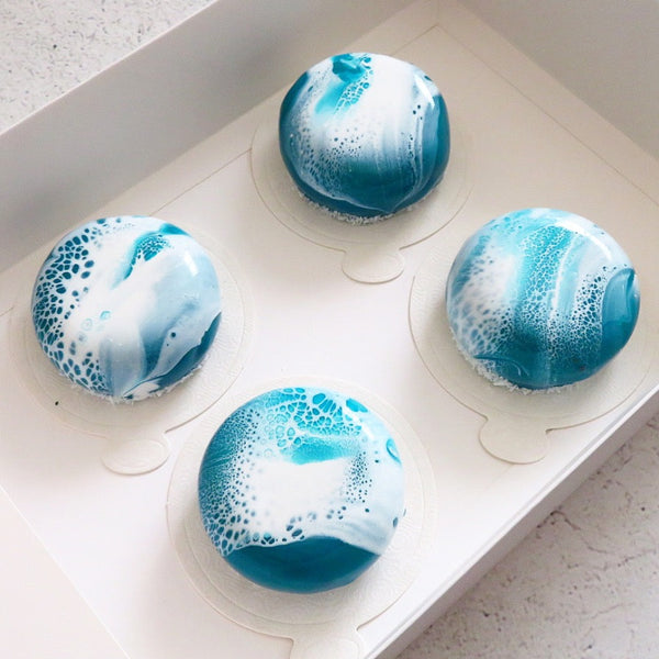 Mini Ocean Mirror Glaze Cake