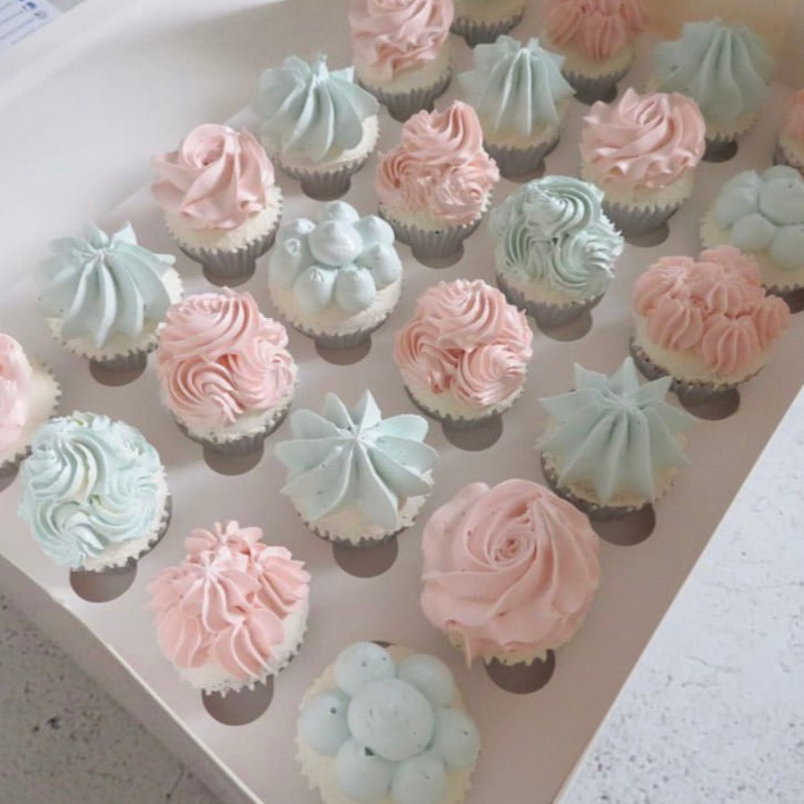 Mini Baby Shower Cupcakes